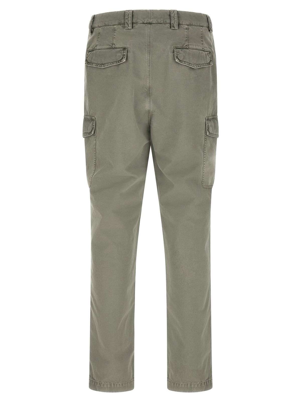 Pantalon cargo bicolore en coton Brunello Cucinelli
