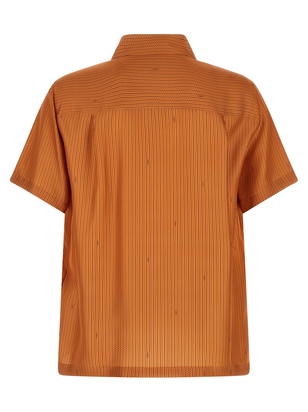 Chemisier en soie orange Fendi