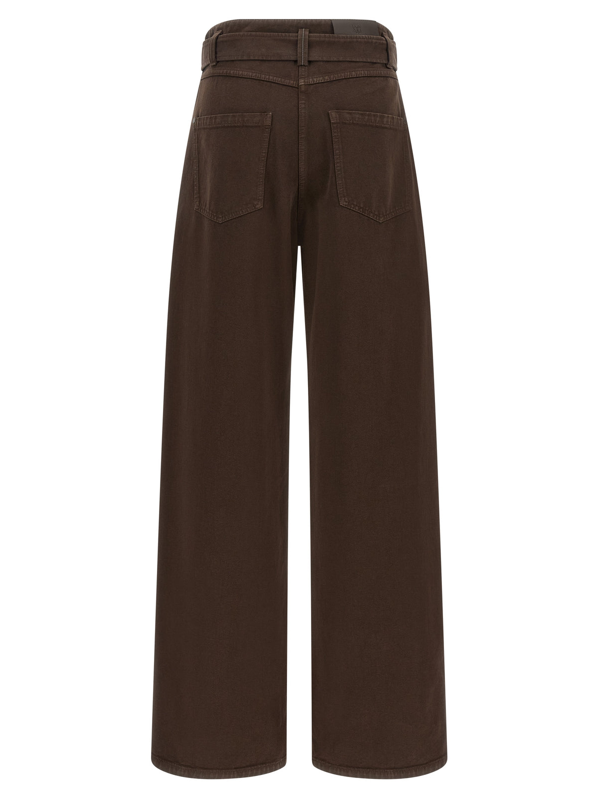 Brunello Cucinelli Jean en coton marron Denim