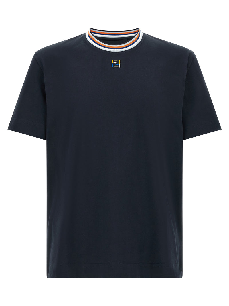 T-shirt Fendi en coton bleu