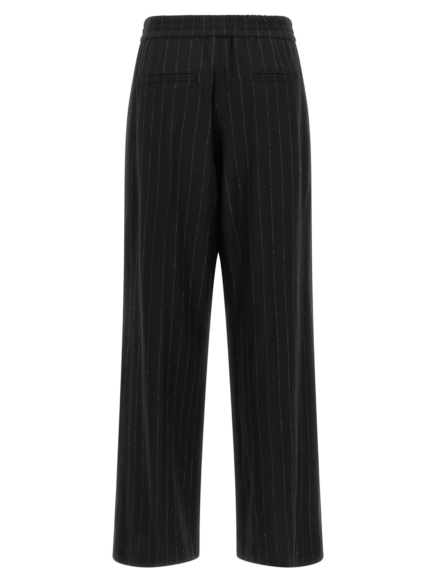 Brunello Cucinelli Blue Virgin Wool Casual Pants