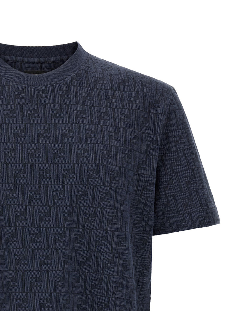 T-shirt Fendi en coton bleu