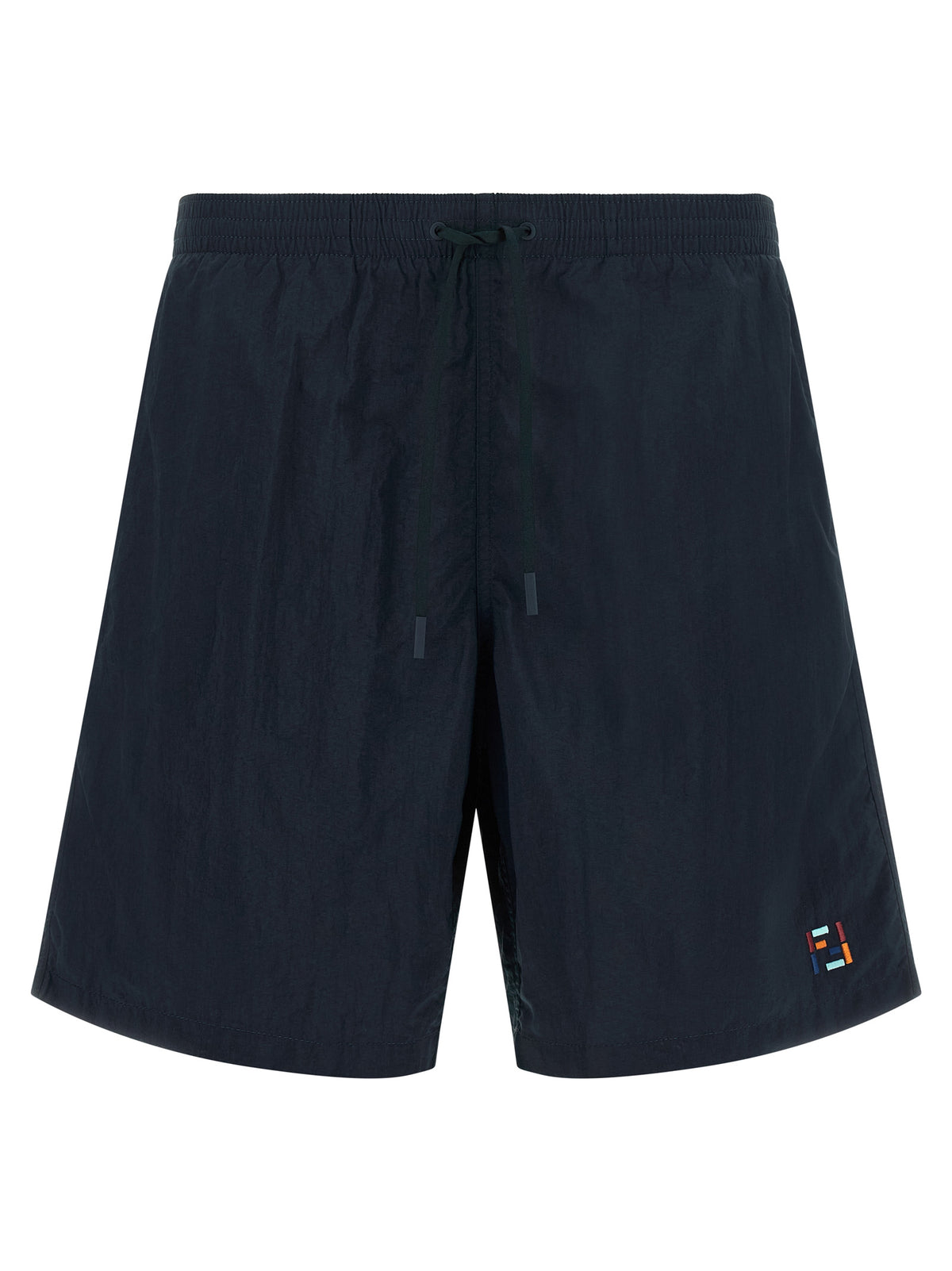 Short de bain Fendi en polyamide bleu