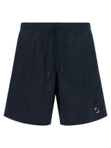 Short de bain Fendi en polyamide bleu