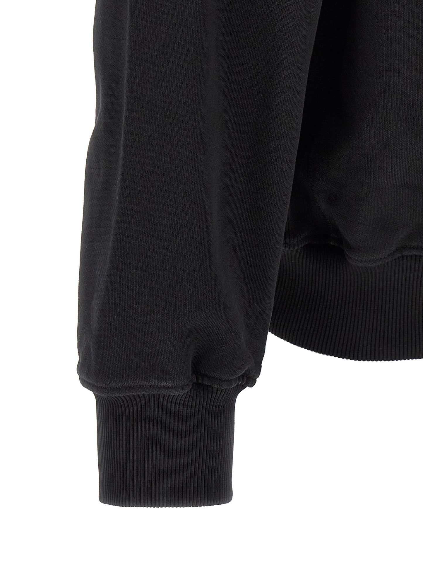 Casablanca Black Organic Cotton Sweatshirt