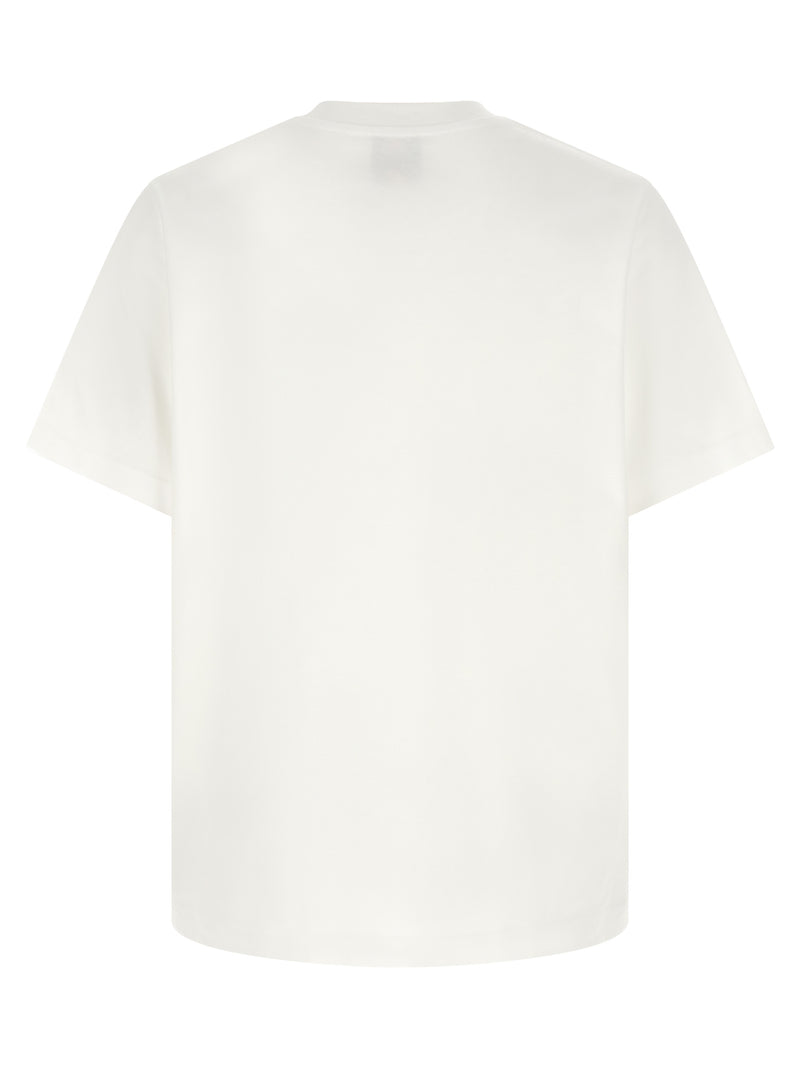 T-shirt Casablanca blanc en coton biologique
