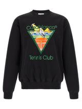 Sweat-shirt Casablanca en coton biologique noir