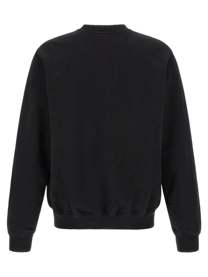 Casablanca Black Organic Cotton Sweatshirt