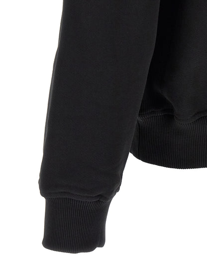 Casablanca Black Organic Cotton Sweatshirt