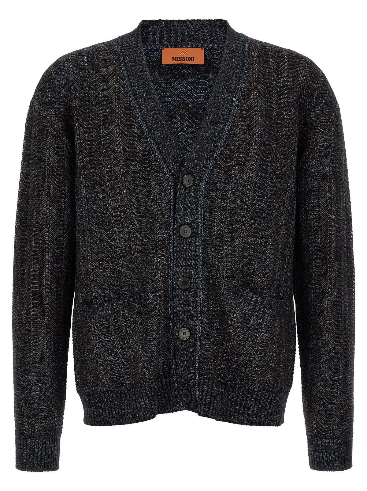 Gilet Missoni en viscose bleue