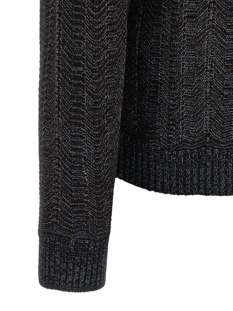 Gilet Missoni en viscose bleue