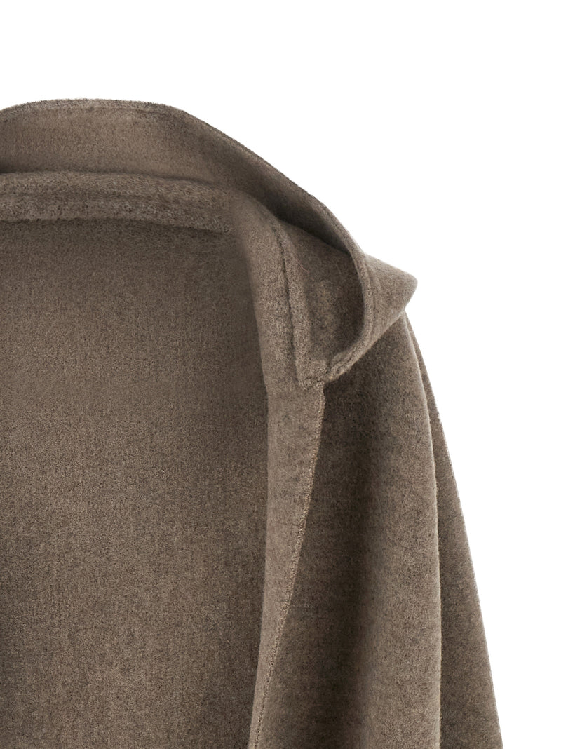 Écharpe Brunello Cucinelli en laine marron