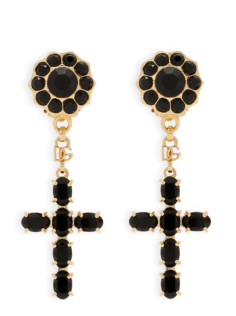 Boucles d'oreilles en laiton doré Dolce &amp; Gabbana