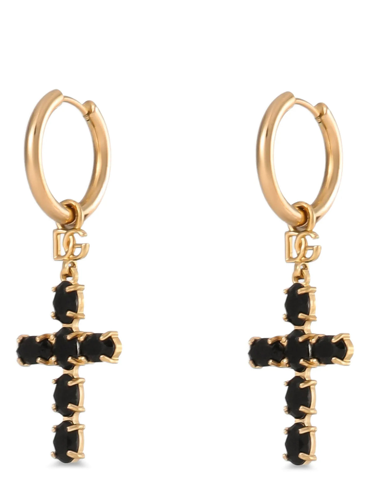 Boucles d'oreilles Dolce & Gabbana en laiton noir