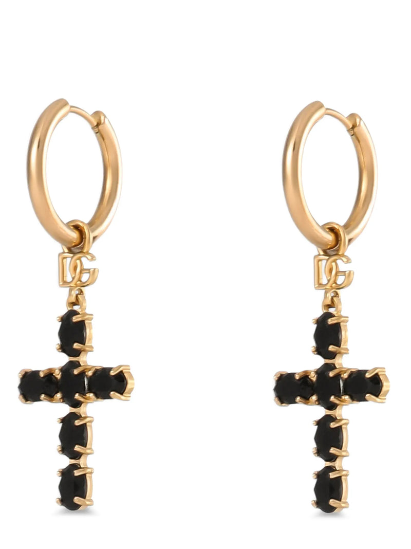 Boucles d'oreilles Dolce & Gabbana en laiton noir