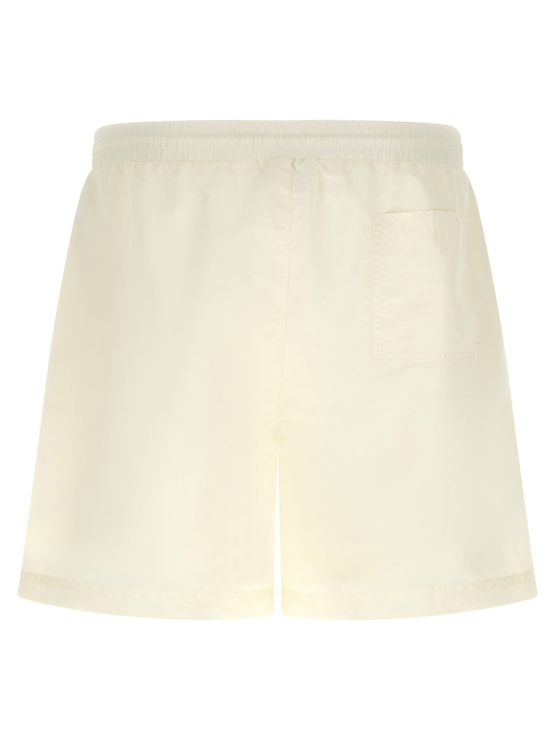Brunello Cucinelli Short de bain blanc en polyester