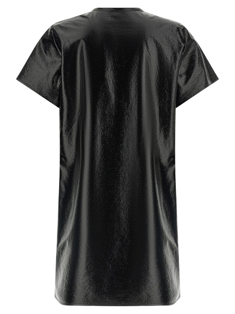 Robe Courrèges Courte Noire en Viscose