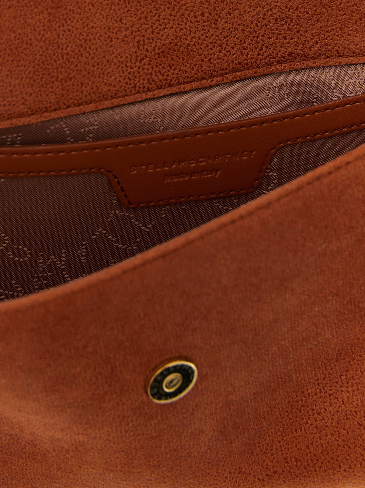 Sac bandoulière en polyester orange Stella McCartney