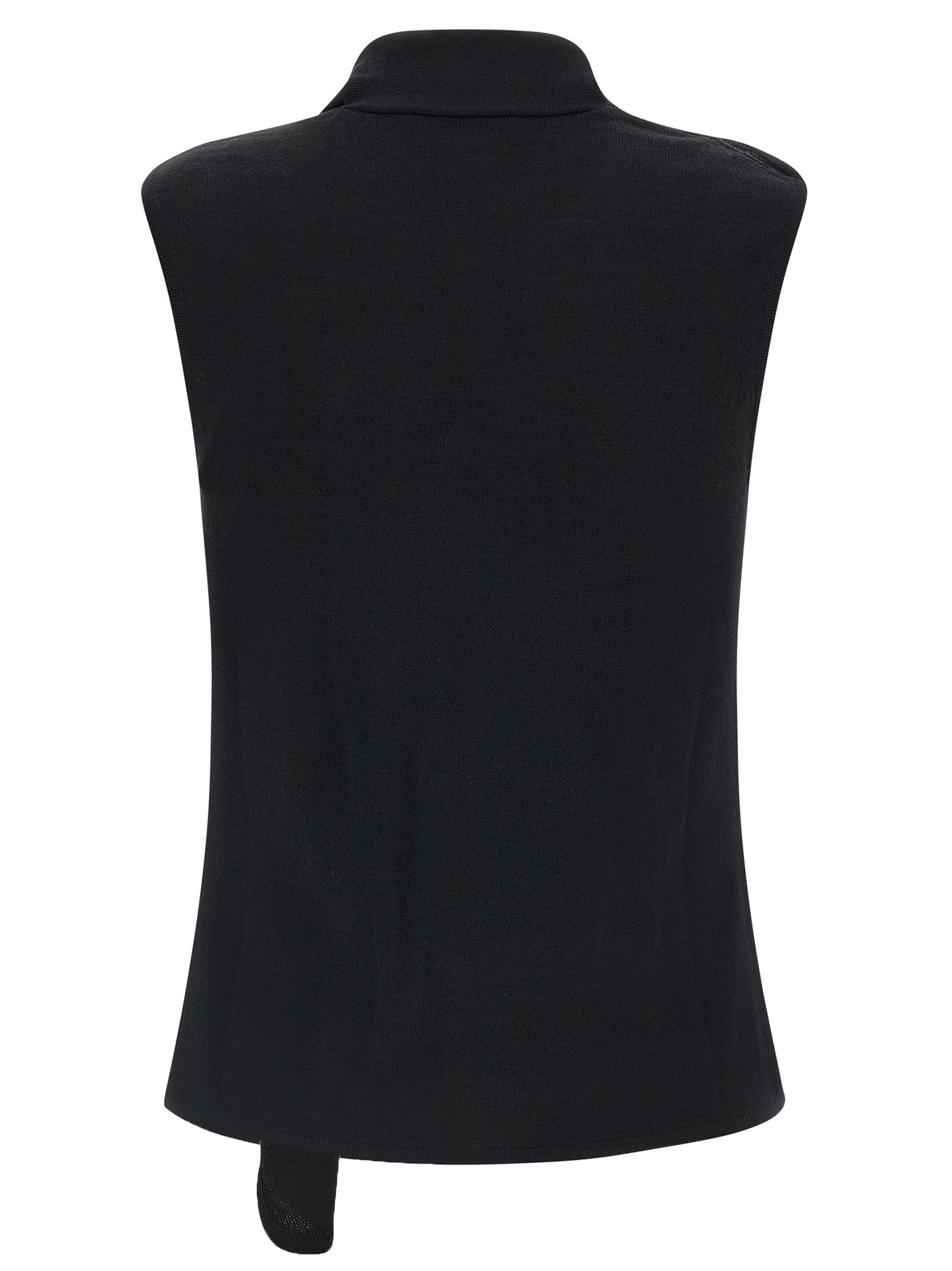 Lemaire Black Wool Sleeveless Jacket