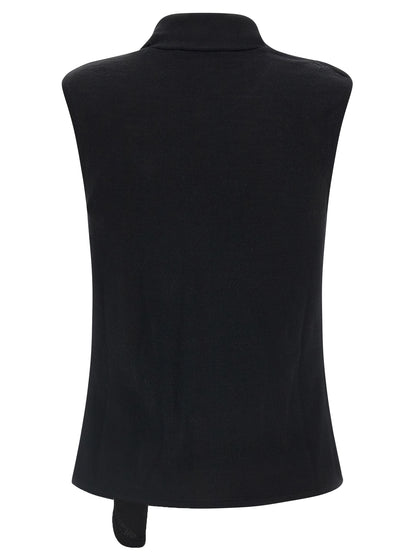 Lemaire Black Wool Sleeveless Jacket
