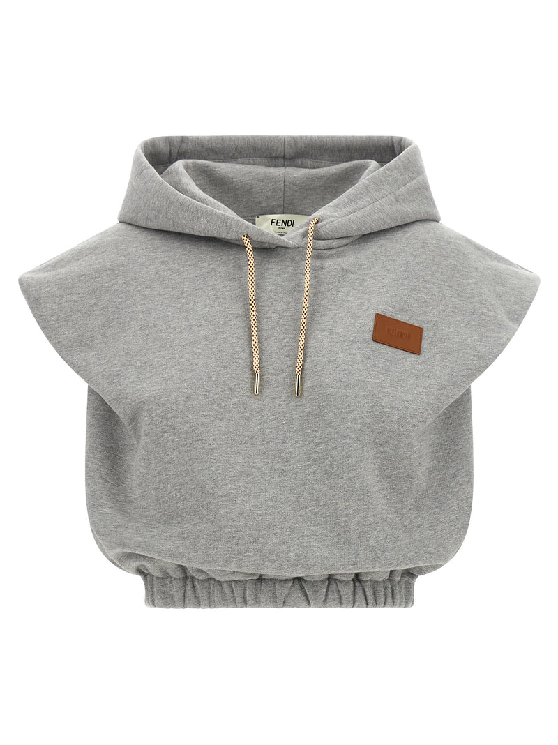 Sweat-shirt Fendi en coton gris