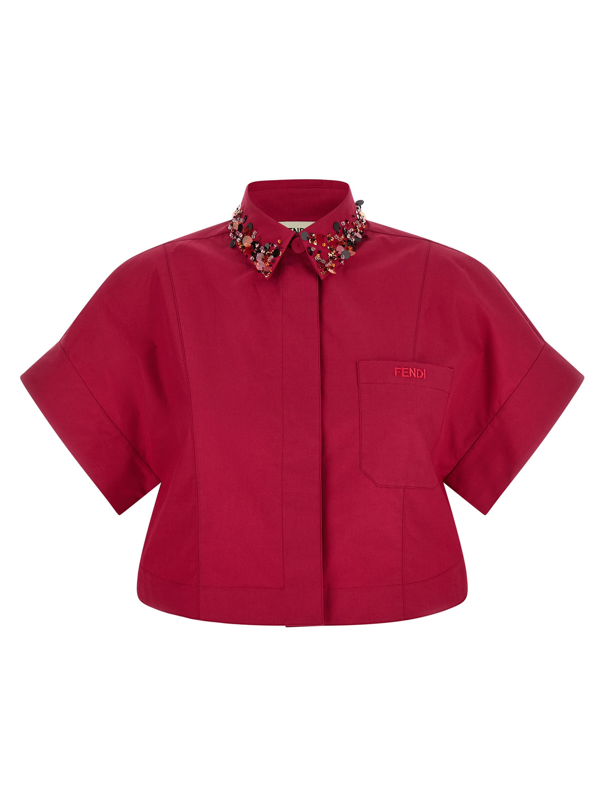 Chemisier Fendi en coton multicolore
