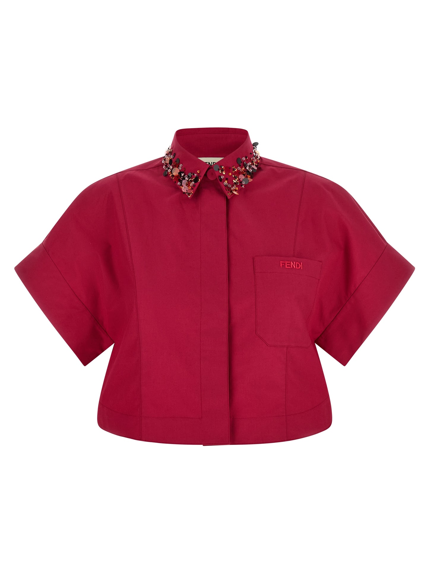 Fendi Multicolor Cotton Blouse