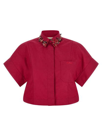 Fendi Multicolor Cotton Blouse