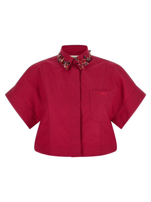 Chemisier Fendi en coton multicolore
