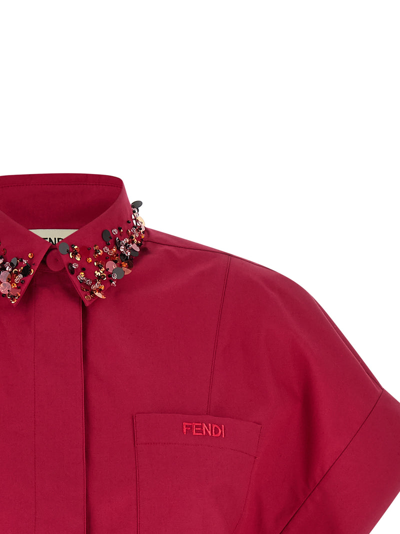 Chemisier Fendi en coton multicolore