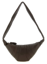 Sac bandoulière Lemaire en cuir d'agneau marron