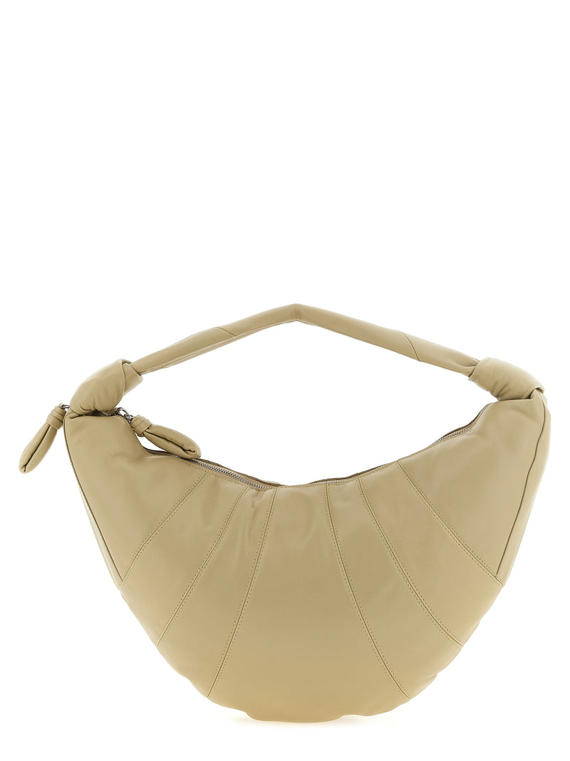 Sac bandoulière Lemaire en cuir d'agneau beige
