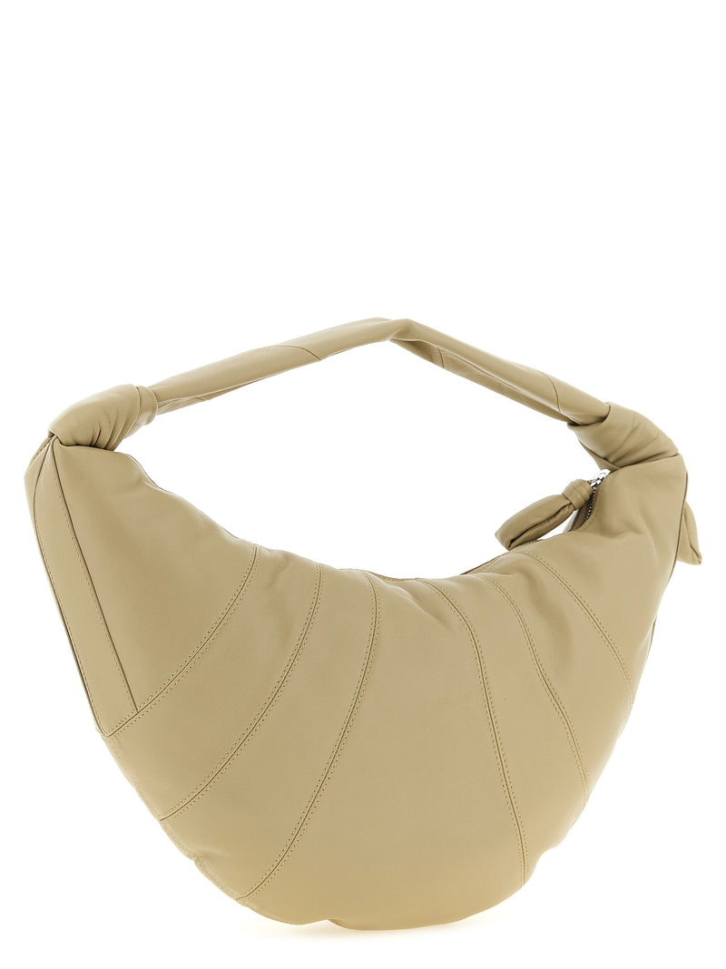 Sac bandoulière Lemaire en cuir d'agneau beige
