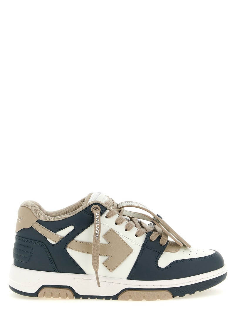 Baskets basses Off-White multicolores en cuir de vachette