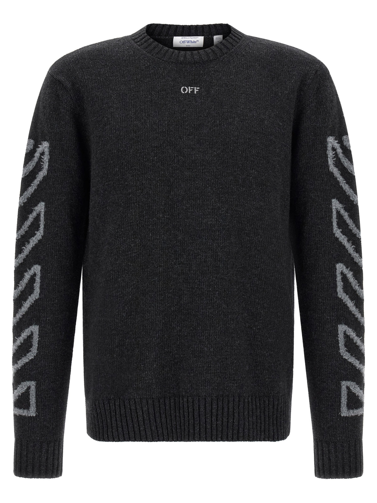 Cardigan en laine gris Off-White