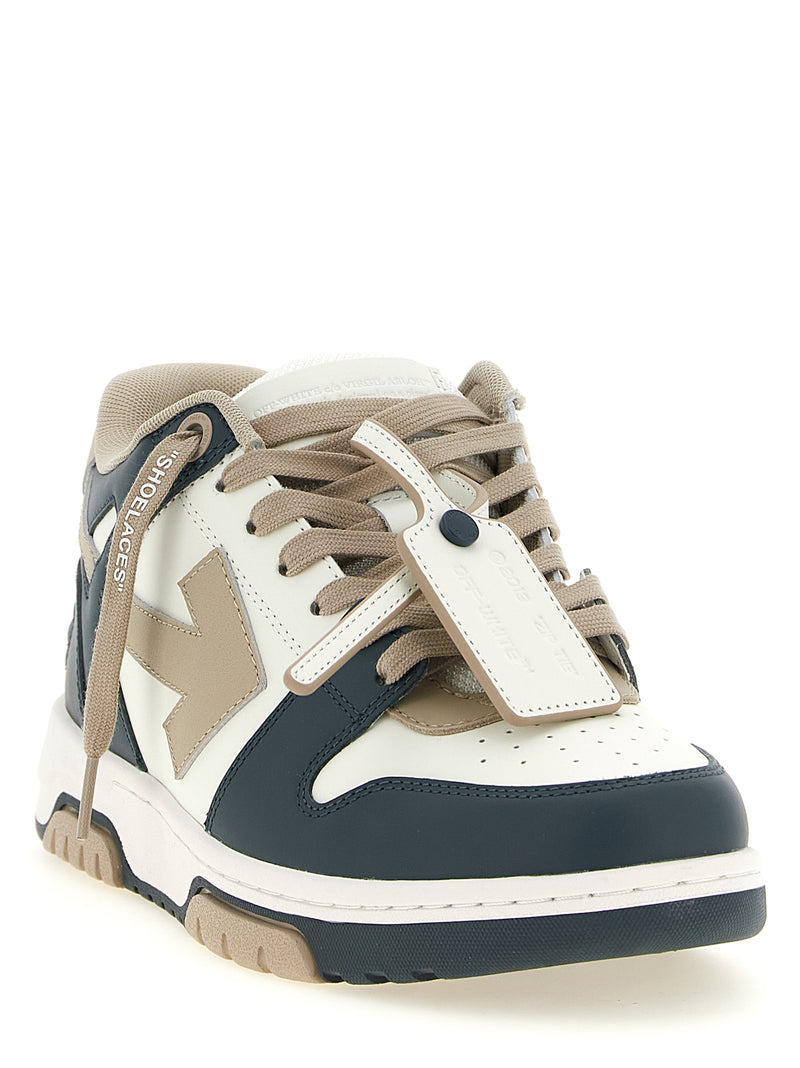 Baskets basses Off-White multicolores en cuir de vachette