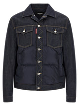Veste en jean en coton bleu Dsquared²