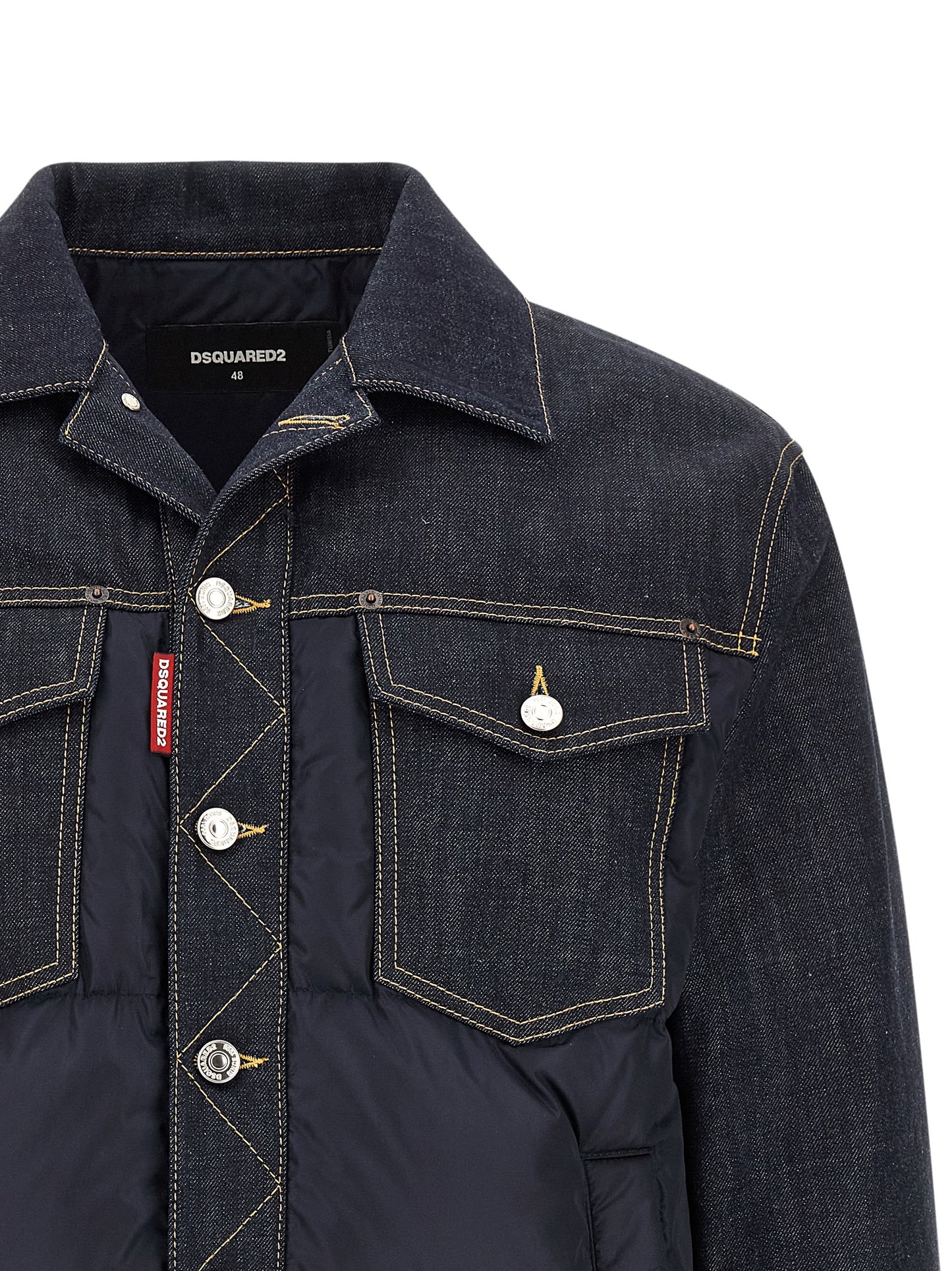 Dsquared² Blue Cotton Denim Jacket