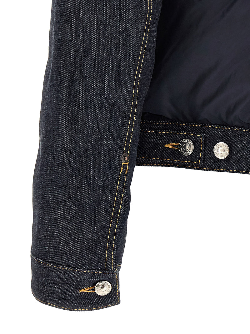 Veste en jean en coton bleu Dsquared²