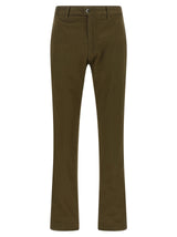 Pantalon décontracté bicolore en coton Incotex