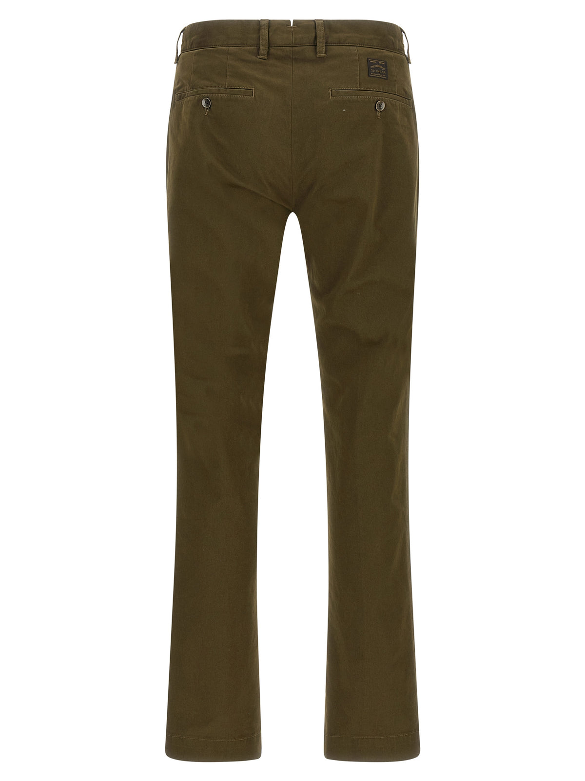 Pantalon décontracté bicolore en coton Incotex