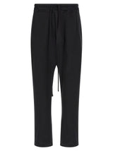 Pantalon décontracté en coton noir Thom Krom