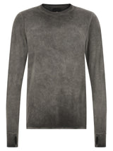 T-shirt Thom Krom en viscose gris