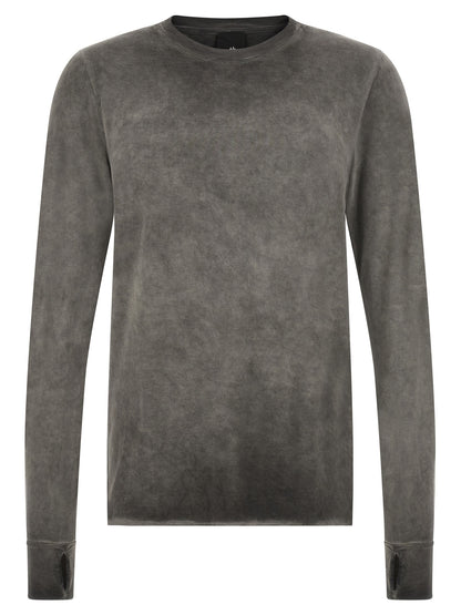 Thom Krom Gray Viscose T-Shirt
