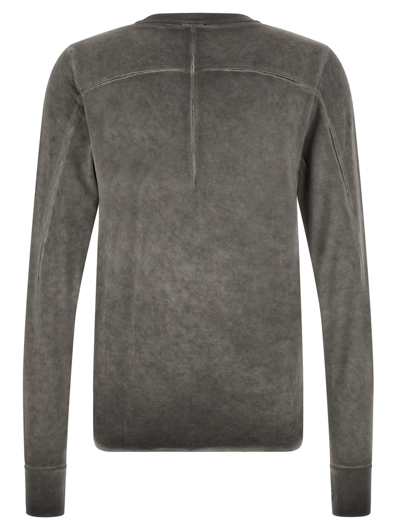T-shirt Thom Krom en viscose gris