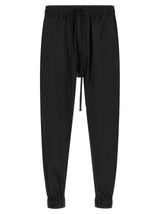 Pantalon décontracté noir en polyamide Thom Krom