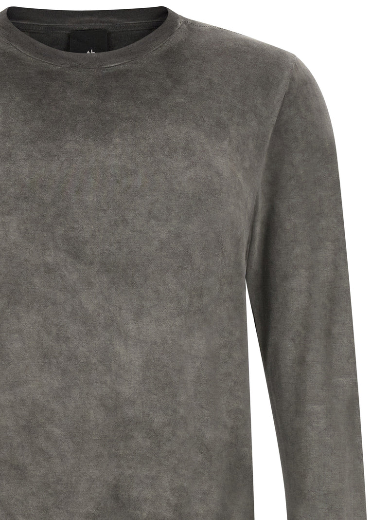 T-shirt Thom Krom en viscose gris