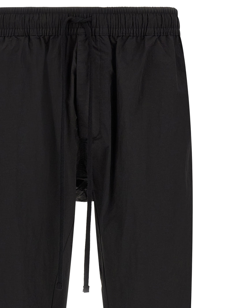 Pantalon décontracté noir en polyamide Thom Krom