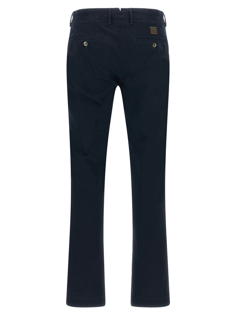 Pantalon décontracté Incotex en coton bleu
