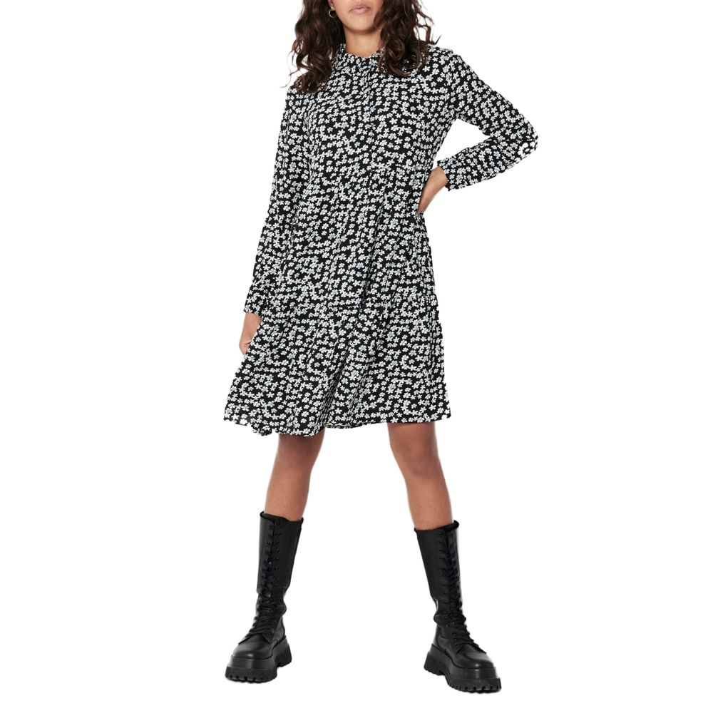 Robe midi en polyester blanc Jacqueline De Yong